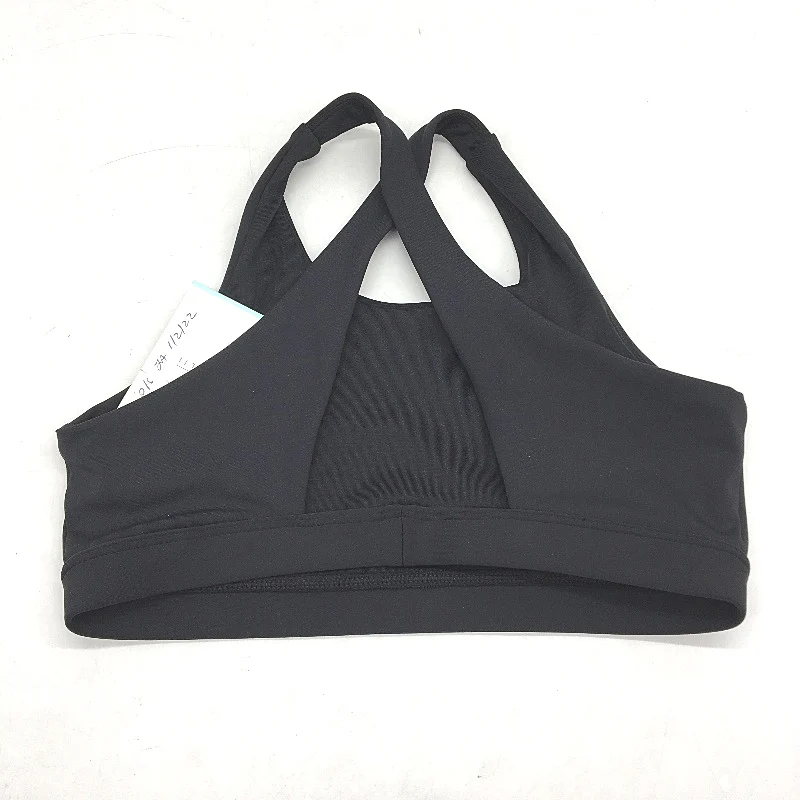 TILII Activewear Black Sports Bra Cross Back Fitness Top Ladies Size 10 - Image 2