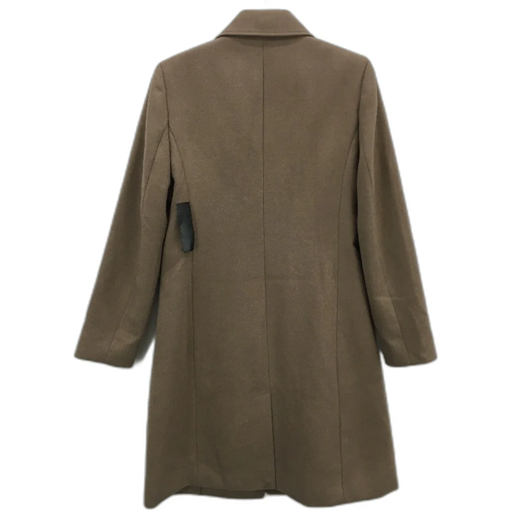 Jacqui E Taupe Soft Touch Longline Single Breasted Over Coat Ladies Size 18 NEW - Image 2