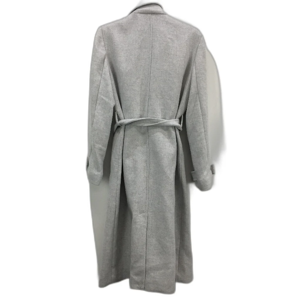 Portmans Light Grey Soft Touch Double Breasted Wool Blend Coat Ladies Sze 18 NEW - Image 2