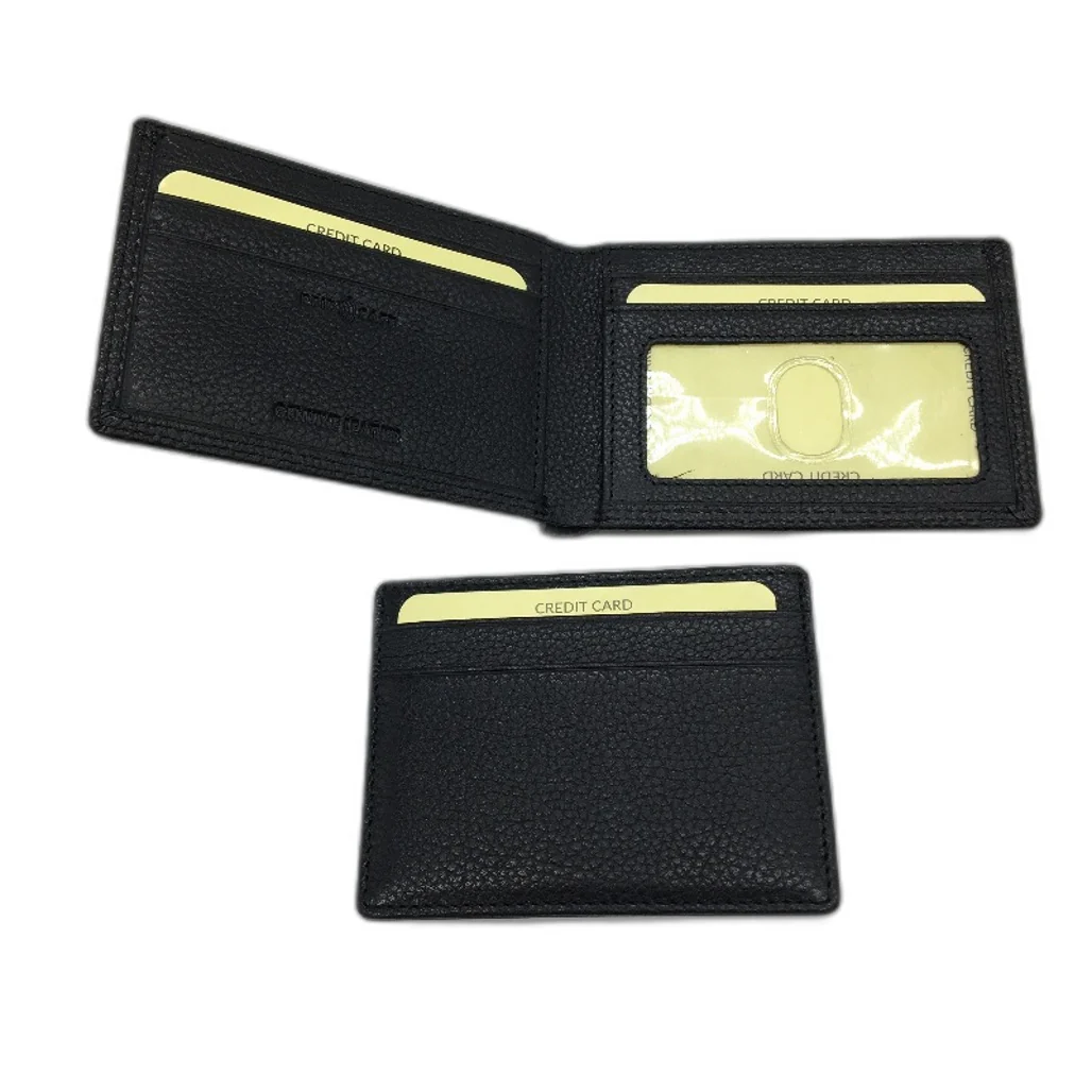Westbay Genuine Leather Mens Wallet & Card Holder RFID Safe Gift Set Box Black - Image 2