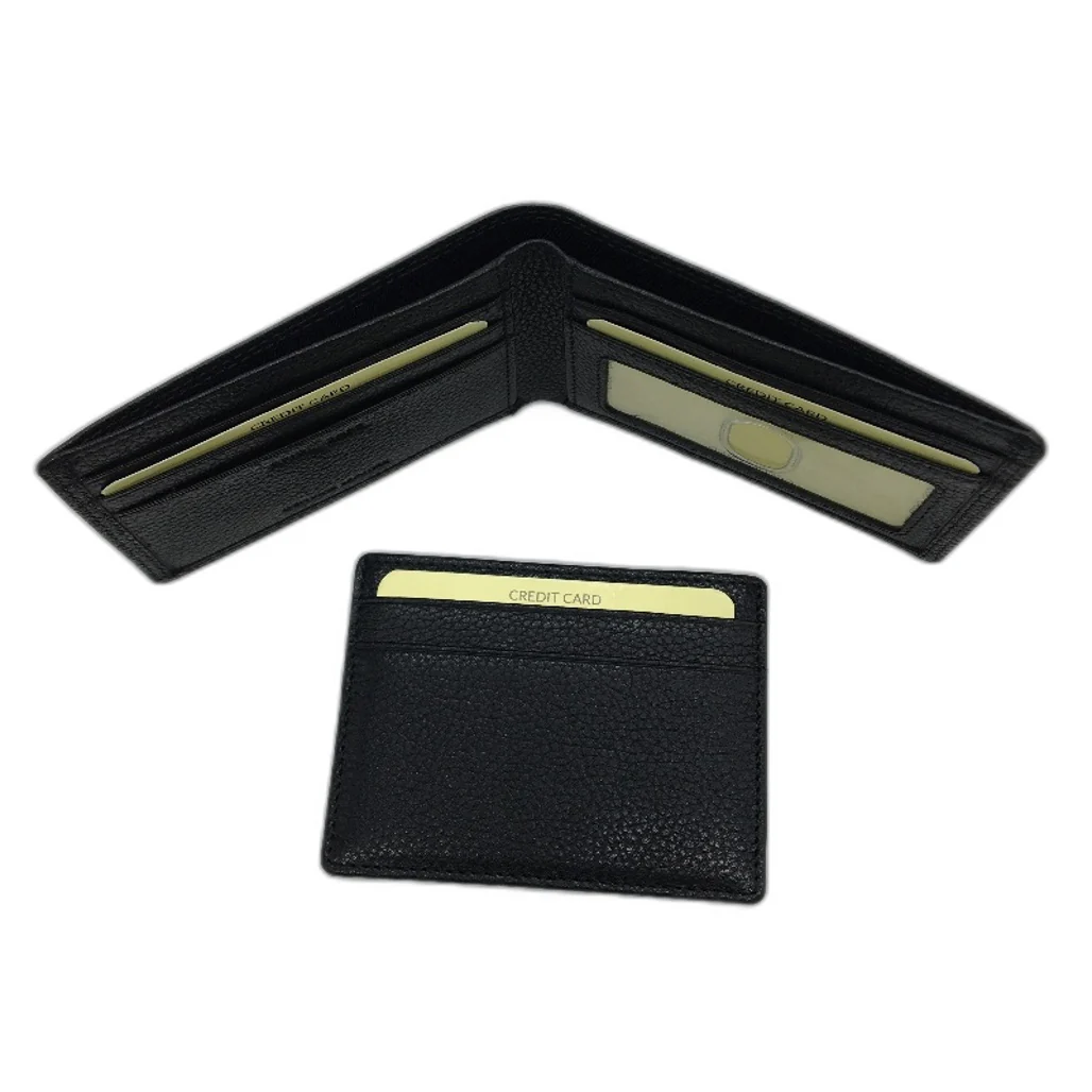 Westbay Genuine Leather Mens Wallet & Card Holder RFID Safe Gift Set Box Black - Image 3