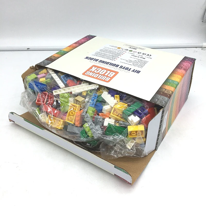 Lekebaby DIY Toys Building Blocks Random Shapes & Colours 1KG Mixed Age 6+ NEW - Image 4