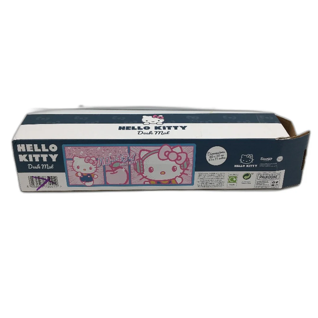 2 Pack Paladone Sanrio Hello Kitty 16cm Desktop Lamp and 80x30cm Desk Mat NEW - Image 5