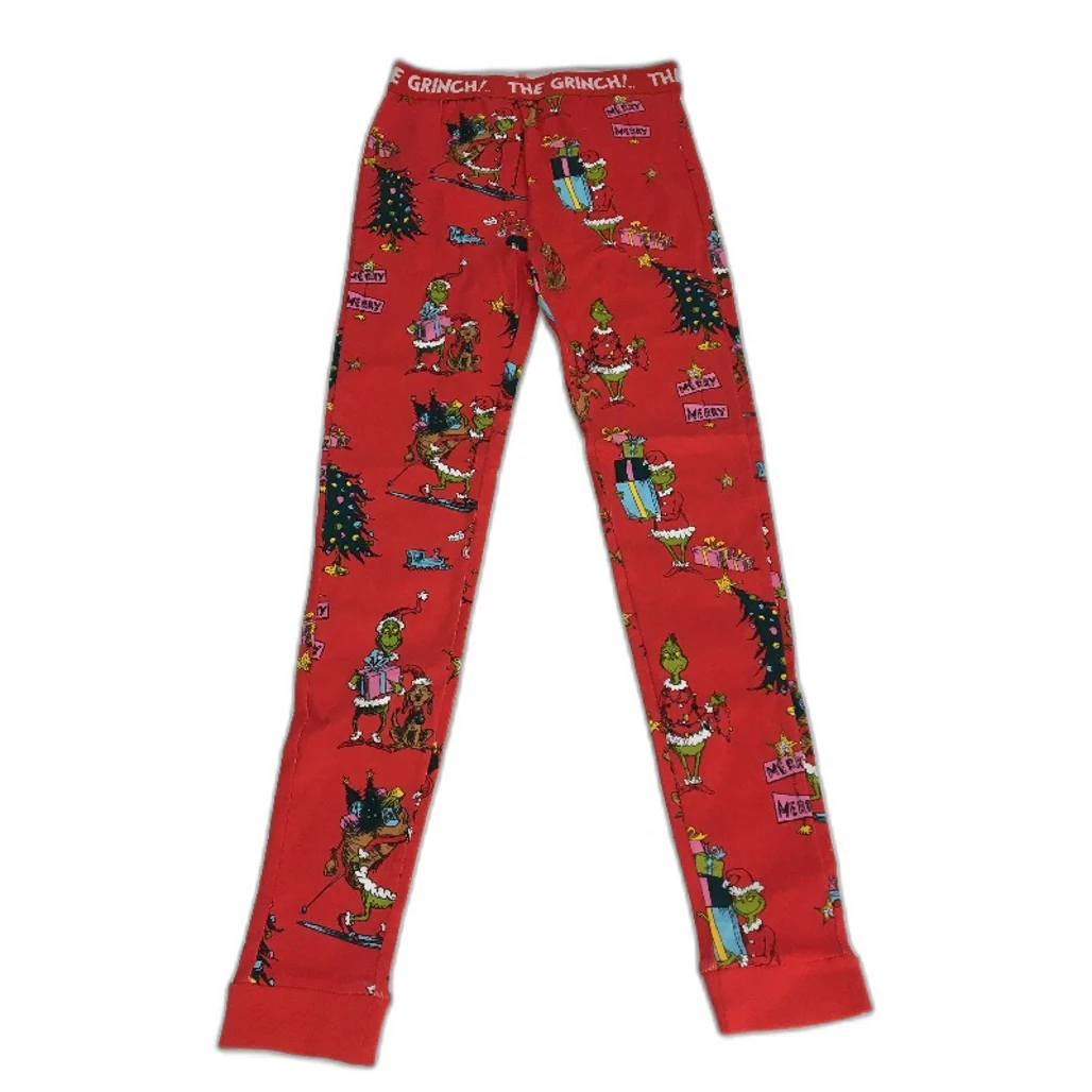 Cotton On Kids The Grinch Grey Red Longsleeve Pyjama Set Boys Size 10 NEW - Image 6