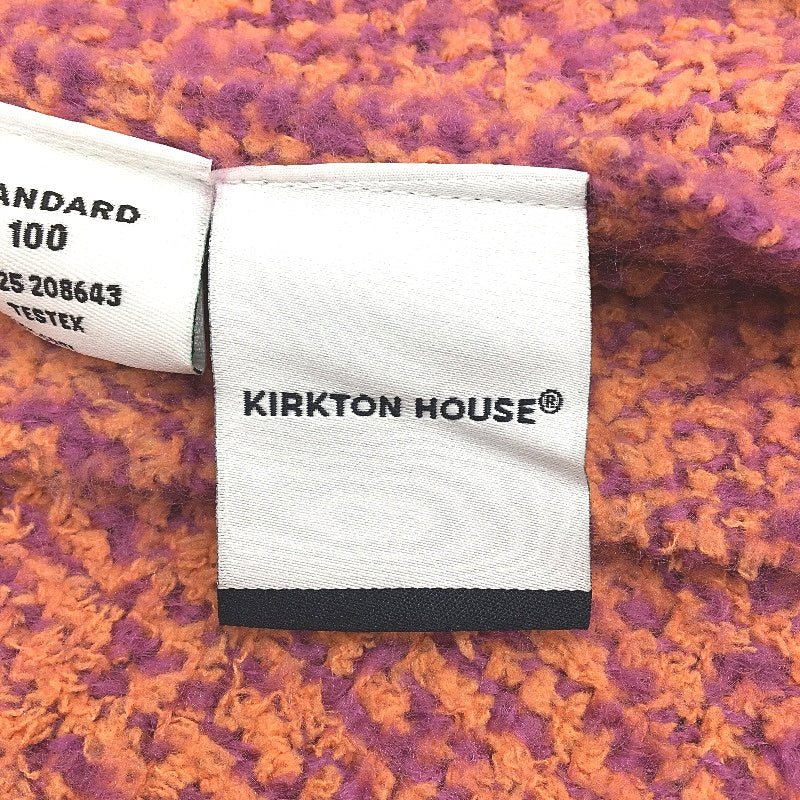 Kirkton House Orange Purple Fringed Super Soft Throw Blanket 132cm x 180cm NEW - Image 3