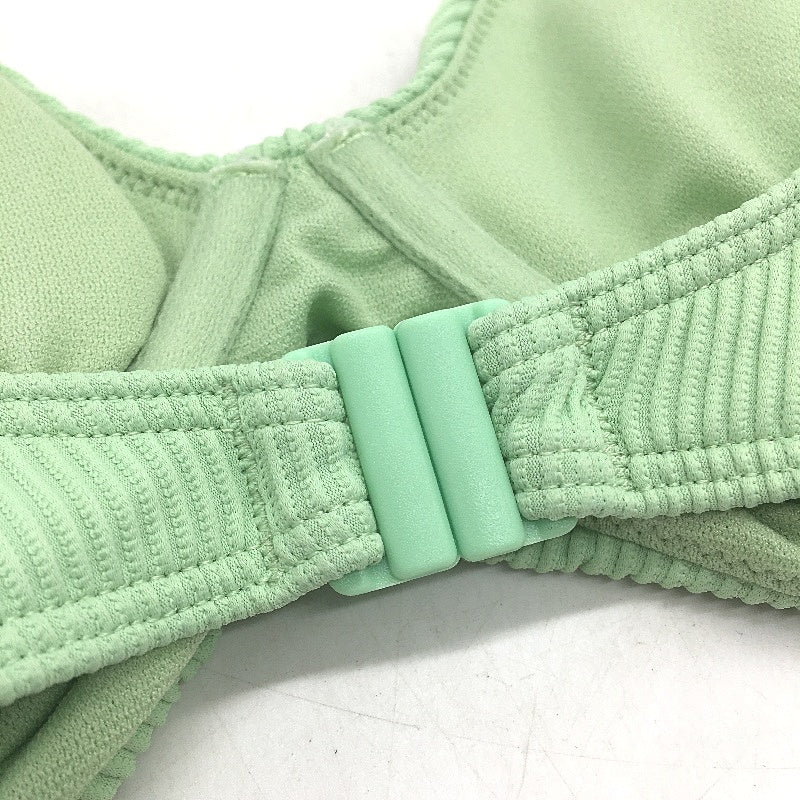 Roxy Light Green Underwire Textured Padded Bikini Swim Top Ladies Size Small - Image 3