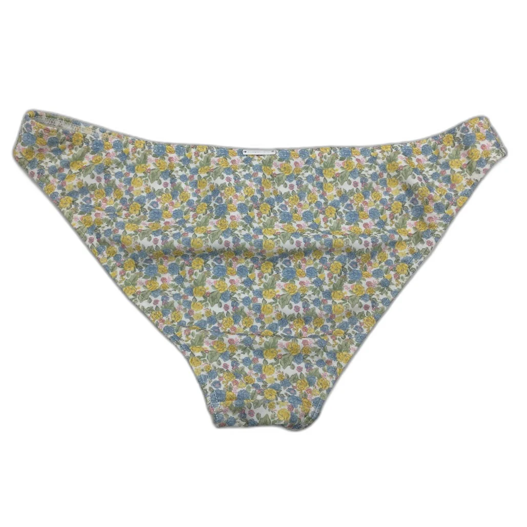 AllAboutEve Multicoloured Floral Patterned Brief Bikini Bottom Ladies Size 10 - Image 2