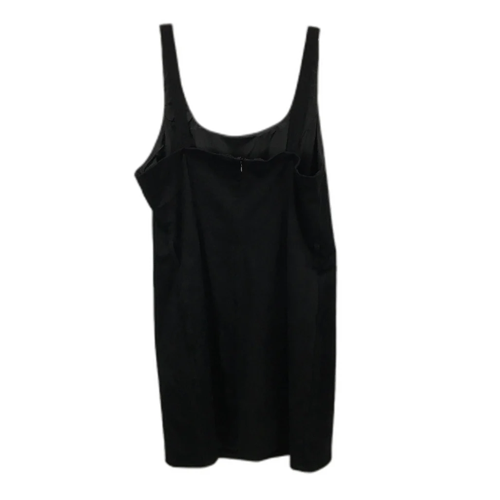 Dotti Britta Mini Pini Black Velvet Sleeveless Dress Ladies Size AU 16 NEW - Image 2