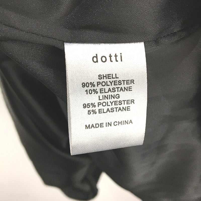 Dotti Britta Mini Pini Black Velvet Sleeveless Dress Ladies Size AU 16 NEW - Image 5