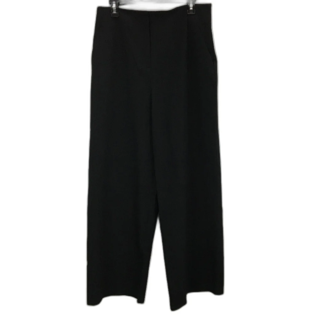 Portmans Bright Future Black Textured Suit Pants Ladies Size AU 14 NEW
