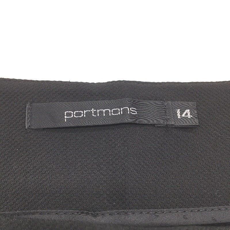 Portmans Bright Future Black Textured Suit Pants Ladies Size AU 14 NEW - Image 3