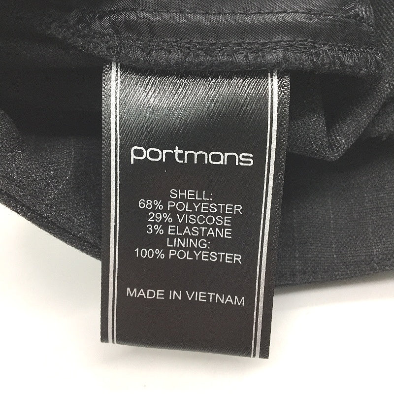 Portmans Bonnie Straight Leg Pinstripe Ponte Pants Ladies Size AU 18 NEW - Image 5