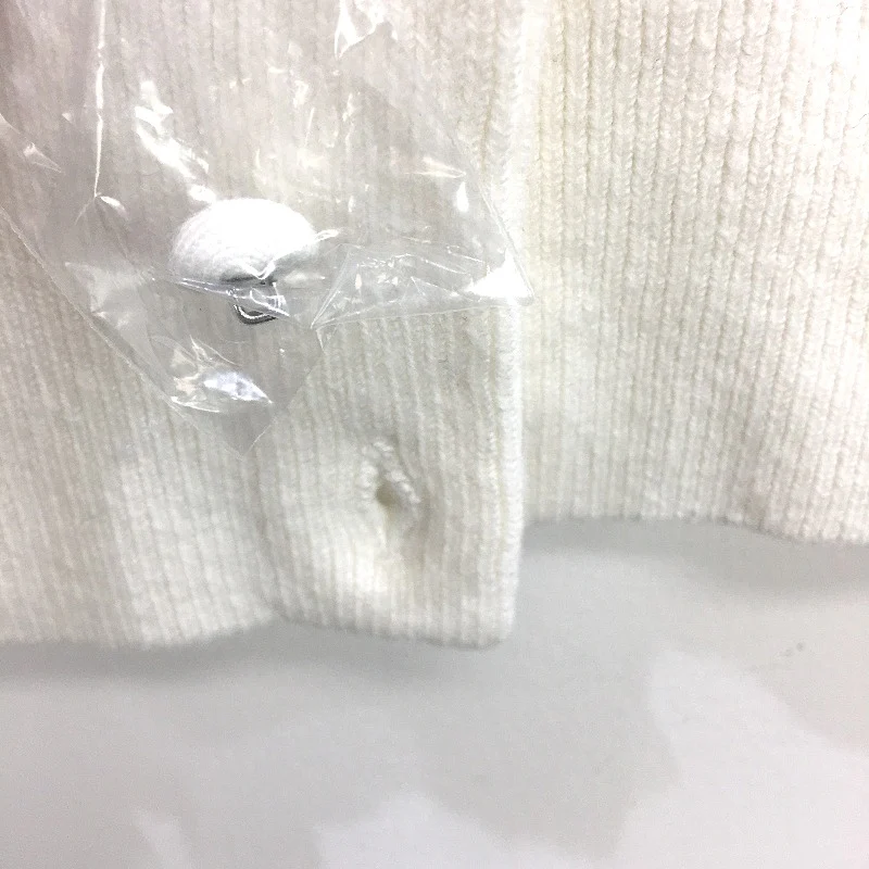 Portmans Shari Fluffy Button Up Cloud Dancer White Vest Ladies Size Medium NEW - Image 5