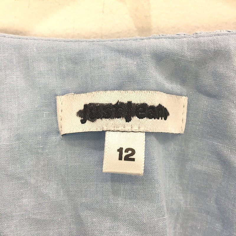 Just Jeans Willow Breeze Blue Side Tie Wrap Top Ladies Size AU 12 NEW - Image 4
