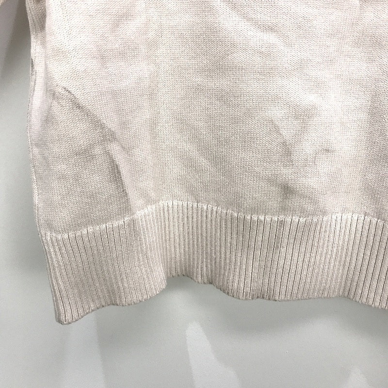 Portmans Fiona Zip Front Off White Knit Sweater Ladies Size Large NEW - Image 7