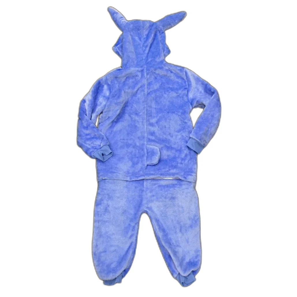 Kids Onesie Stitch Costume Halloween Cosplay Fluffy Jumpsuit Toddler Size110 NEW - Image 2