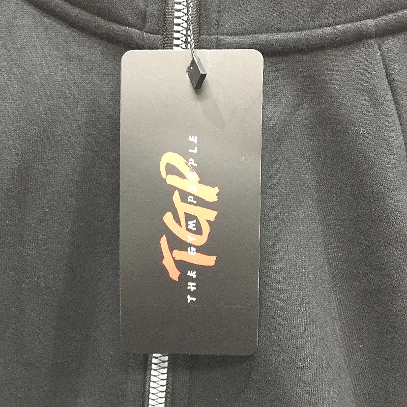 The Gym People Zip Up Fleece Hoodie Workout Jacket Thumb Hole Womens Size L NEW - Image 3