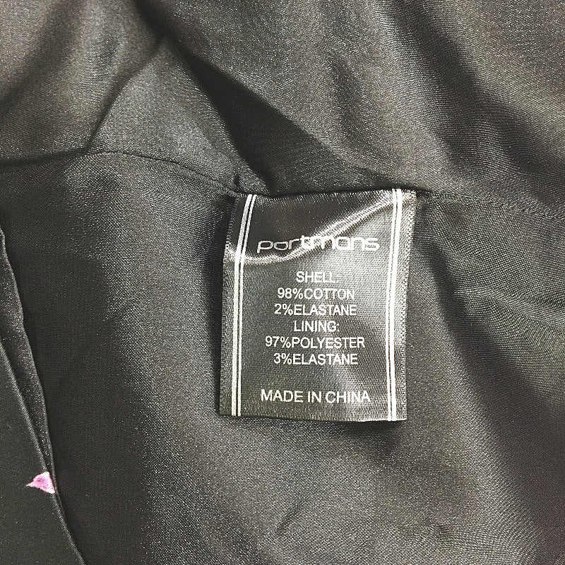 Portmans Sabrina Zip Through French Toile Black Dress Ladies Size AU 8 NEW - Image 4