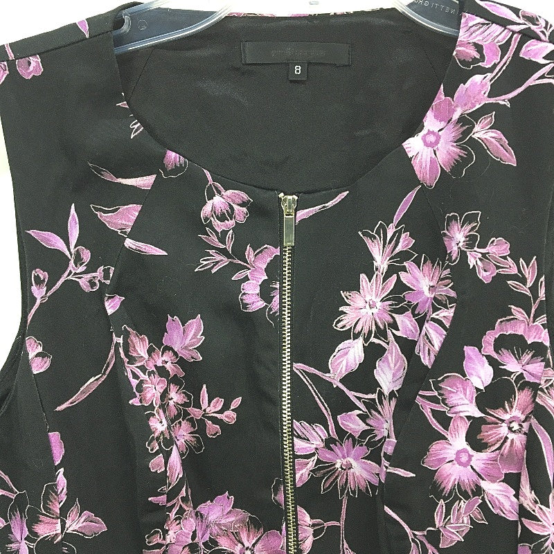 Portmans Sabrina Zip Through French Toile Black Dress Ladies Size AU 8 NEW - Image 6