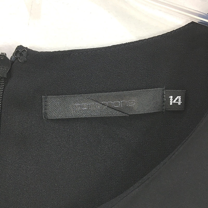 Portmans Kat Keyhole Fabric Belt Short Black Dress Ladies Size AU 14 NEW - Image 3