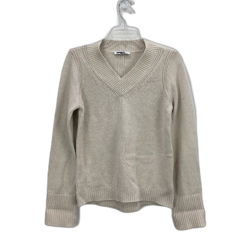 Just Jeans Dakota Oatmeal V Neck Knitted Pullover Sweater Ladies Size AU 6 NEW