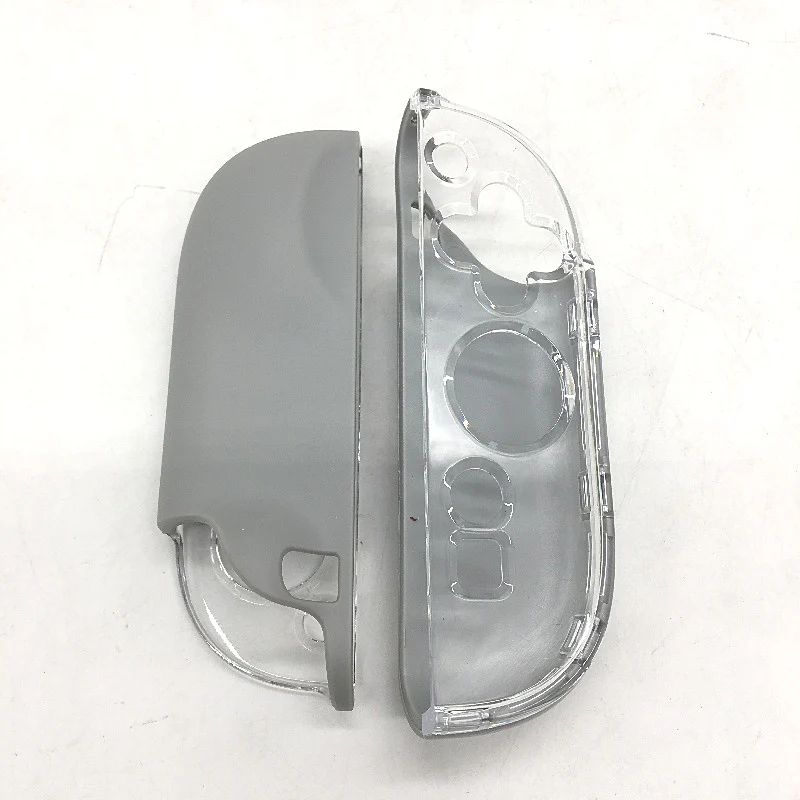 JSAUX Clear Grey Back Erognomic Controller Full Cover Case Set for Switch 2 NEW - Image 3