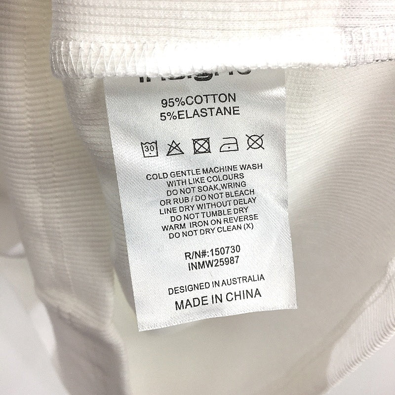 Insight Outlaw Ribbed White Relaxed Fit Scoop Neck Tank Top Mens Size XL NEW - Image 4