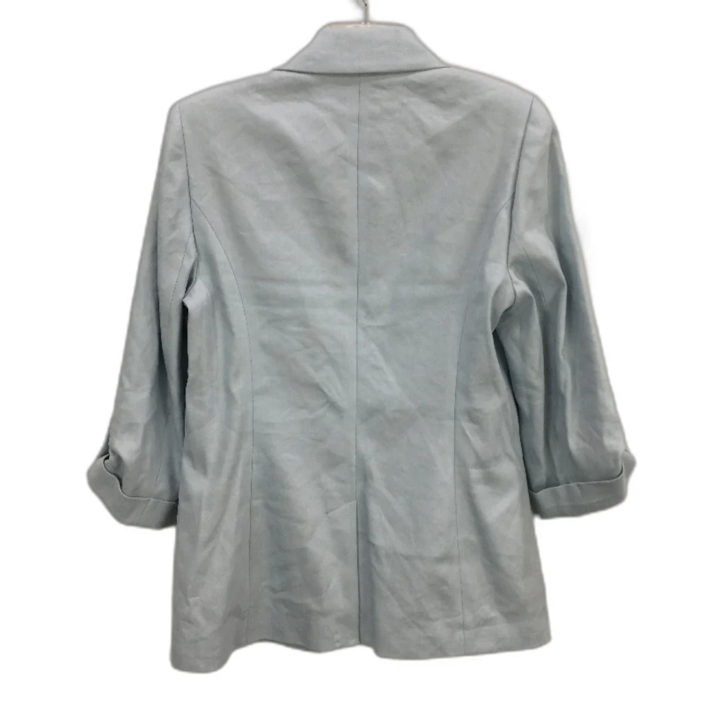 Portmans Blue Moon Linen Blend Skyway Blue Jacket Ladies Size AU 10 NEW - Image 2