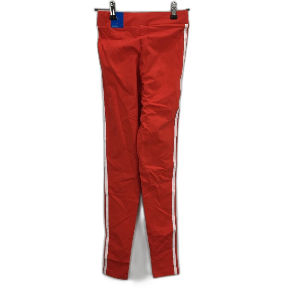 Adidas Originals Adicolor 3 Stripes Red Cotton Tights Ladies Size UK 6 NEW - Image 2