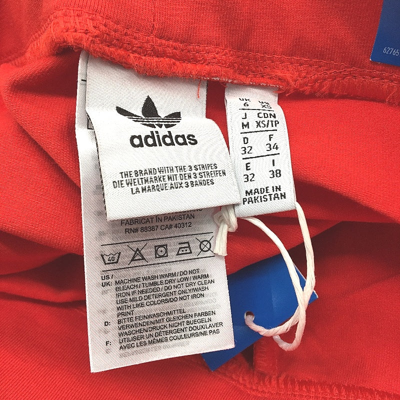 Adidas Originals Adicolor 3 Stripes Red Cotton Tights Ladies Size UK 6 NEW - Image 3