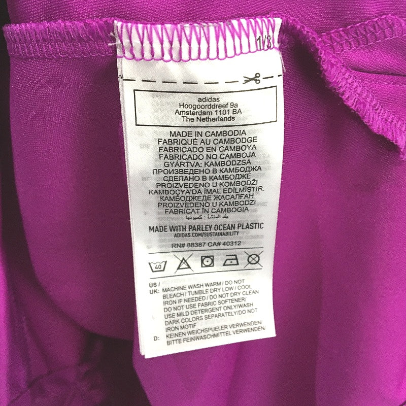 Adidas PrimeBlue AeroReady 3 Stripes Purple Tank Top Ladies Size Small NEW - Image 5
