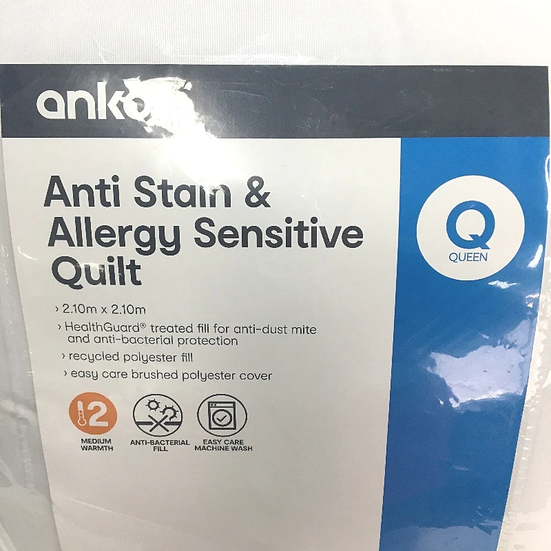 Easy Care Washable Stain Resistant and Allergy Sensitive Quilt QUEEN Size NEW - Image 5