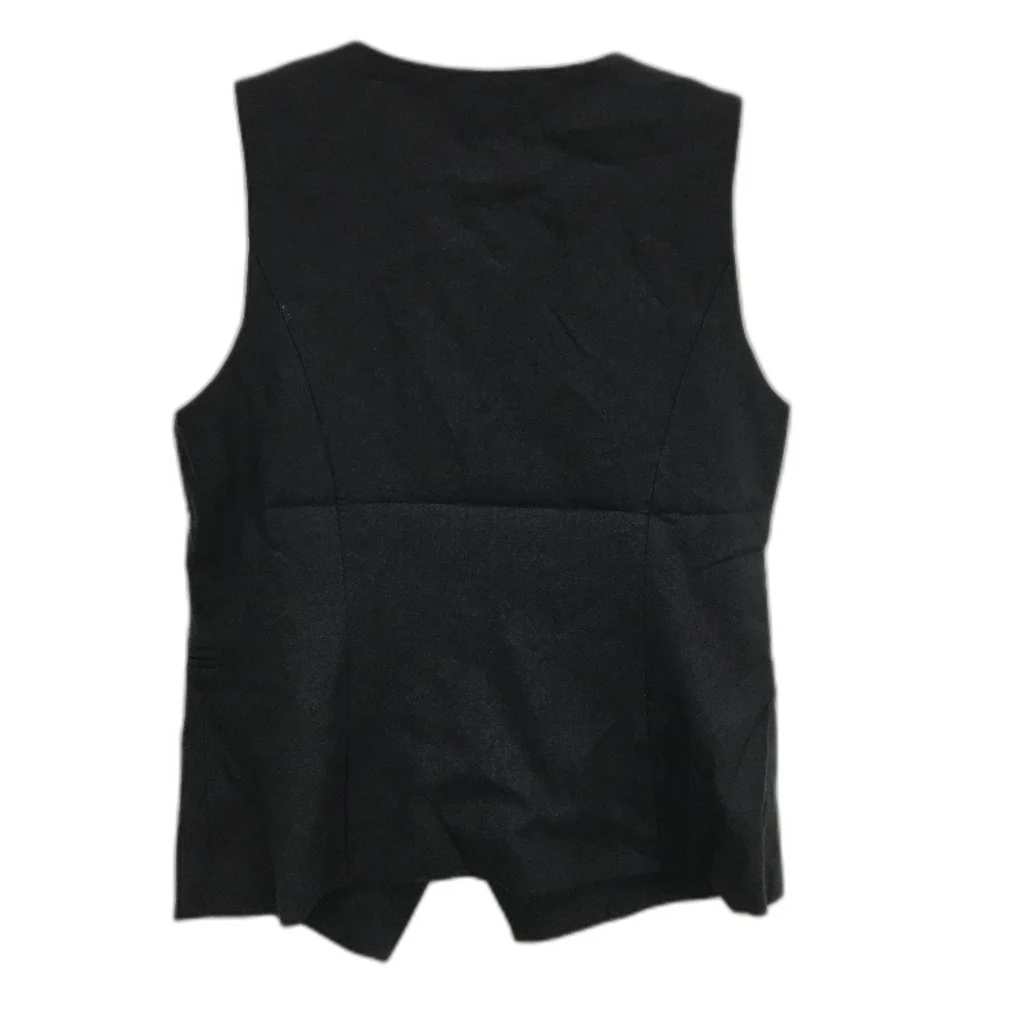 Portmans Olivia Linen Blend Black Vest Ladies Size AU 14 NEW - Image 2