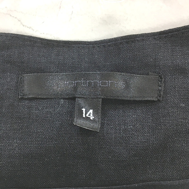 Portmans Olivia Linen Blend Black Vest Ladies Size AU 14 NEW - Image 3