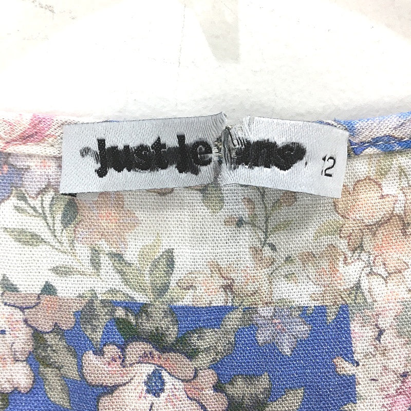 Just Jeans Margot Floral Patch Style Print Short Dress Ladies Size AU 12 NEW - Image 3