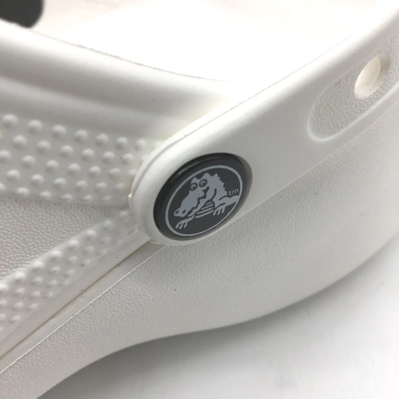 Crocs Comfort Classic Platform Clog Shoe White Ladies Roomy Fit US9 EU 39-40 NEW - Image 3