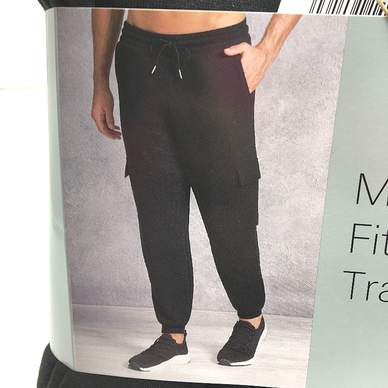 Crane Performance Cargo Style Fitness Track Pants Black Mens Size L NEW - Image 3