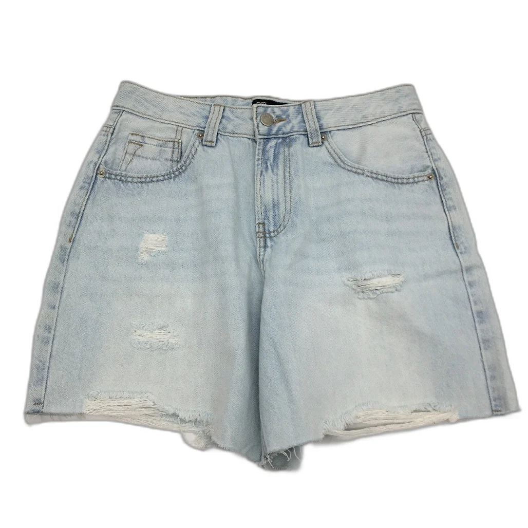 Jay Jays Casey Bermuda Bleached Blue Ripped Denim Shorts Ladies Size AU 6 NEW