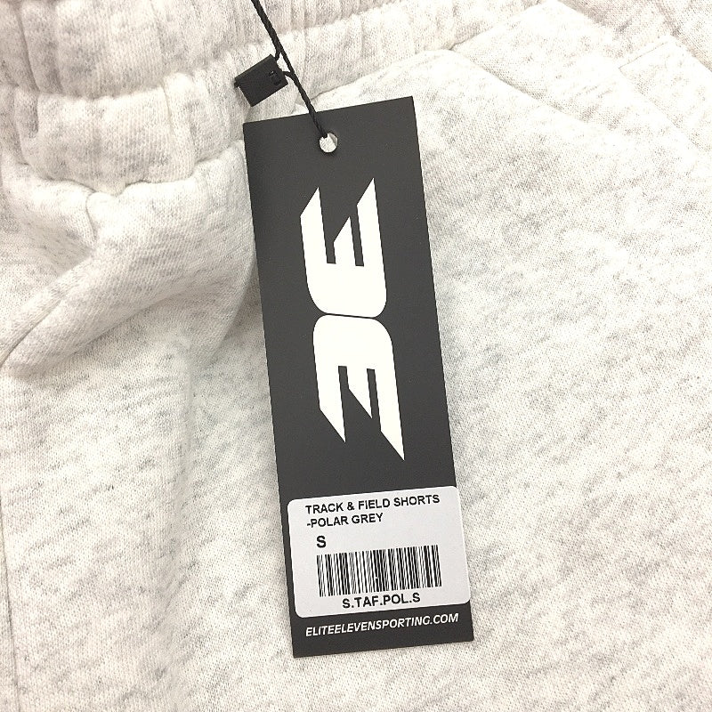Elite Eleven Track and Field Oversized Fit White Fleece Shorts Unisex Size S NEW - Image 4