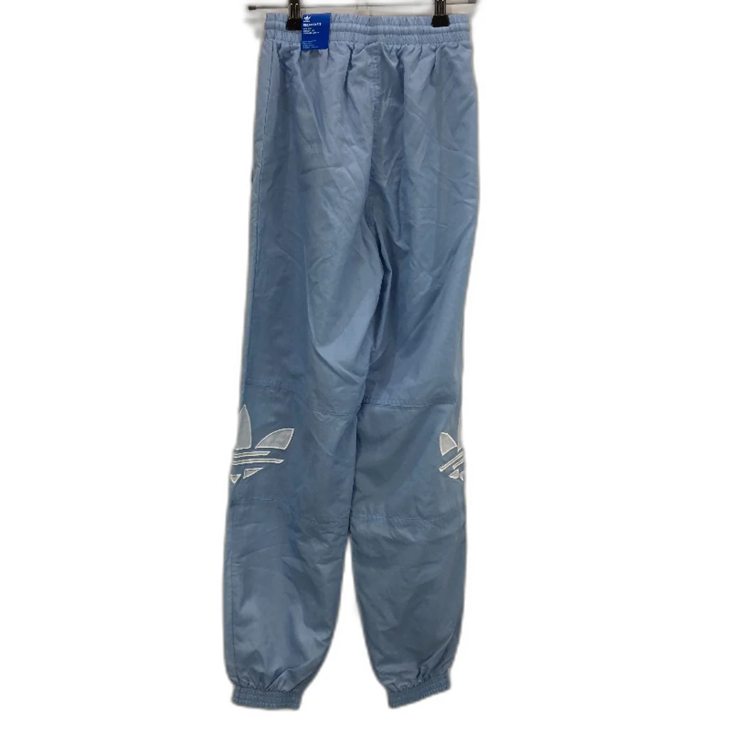 Adidas Primegreen Shattered Trefoil Sky Blue Track Pants Ladies Size UK 2 NEW - Image 2