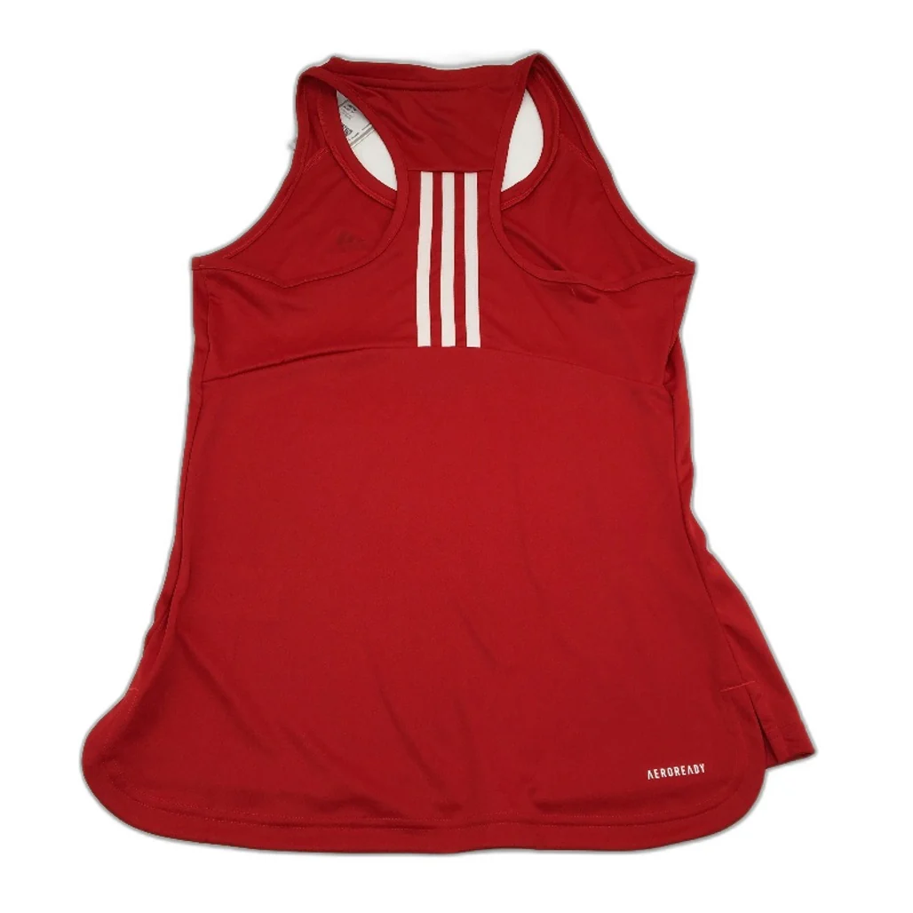 Adidas 3 Stripes AeroReady Red Lightweight Training Tank Ladies Size Small NEW - Image 2