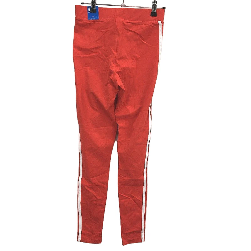 Adidas Originals Adicolor 3 Stripes Red Cotton Tights Ladies Size UK 8 NEW - Image 2