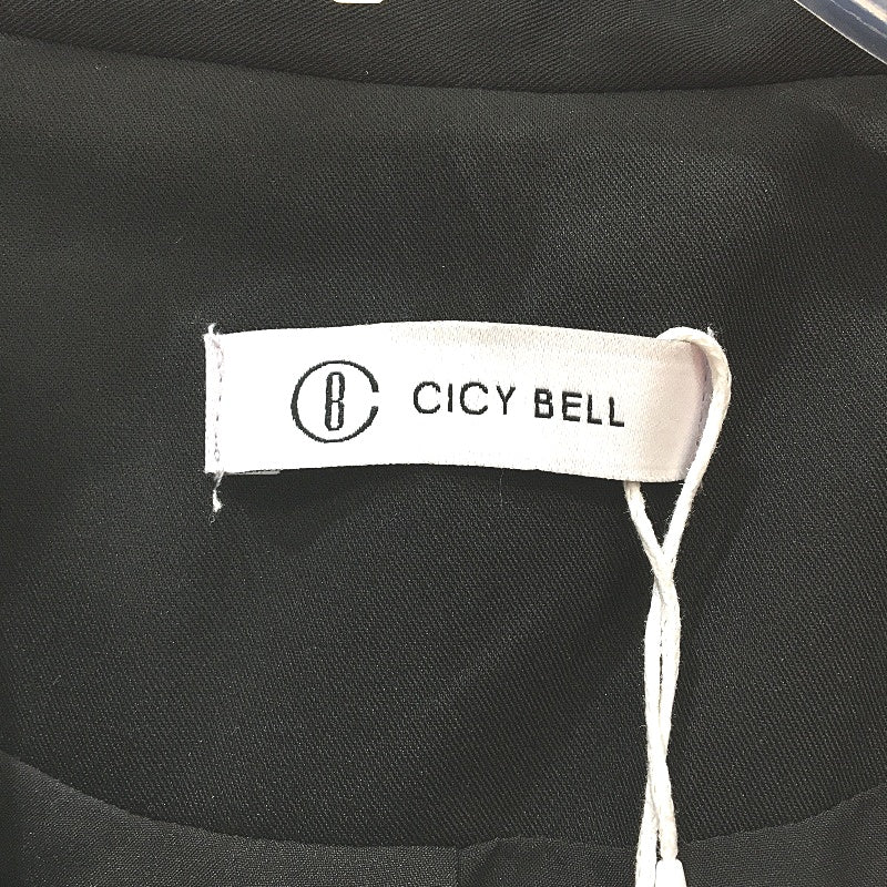 Cicy Bell Fully Lined Casual Blazer Jacket Single Button Womens Size M Black NEW - Image 3