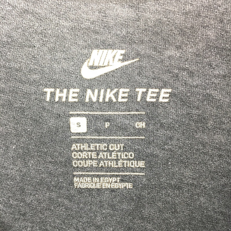 Nike The Nike Tee Grey Short Sleeve Cotton T Shirt Athletic Cut Mens Size S - Image 3