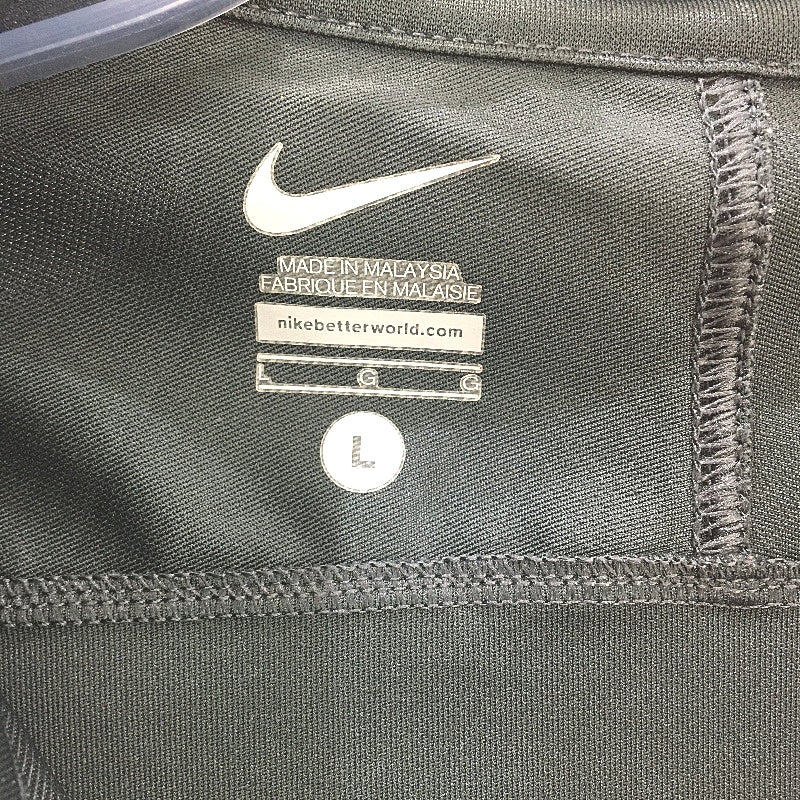 Nike Dark Grey Mesh Lightweight Full Zip Collared Sports Jacket Mens Size L - Image 3