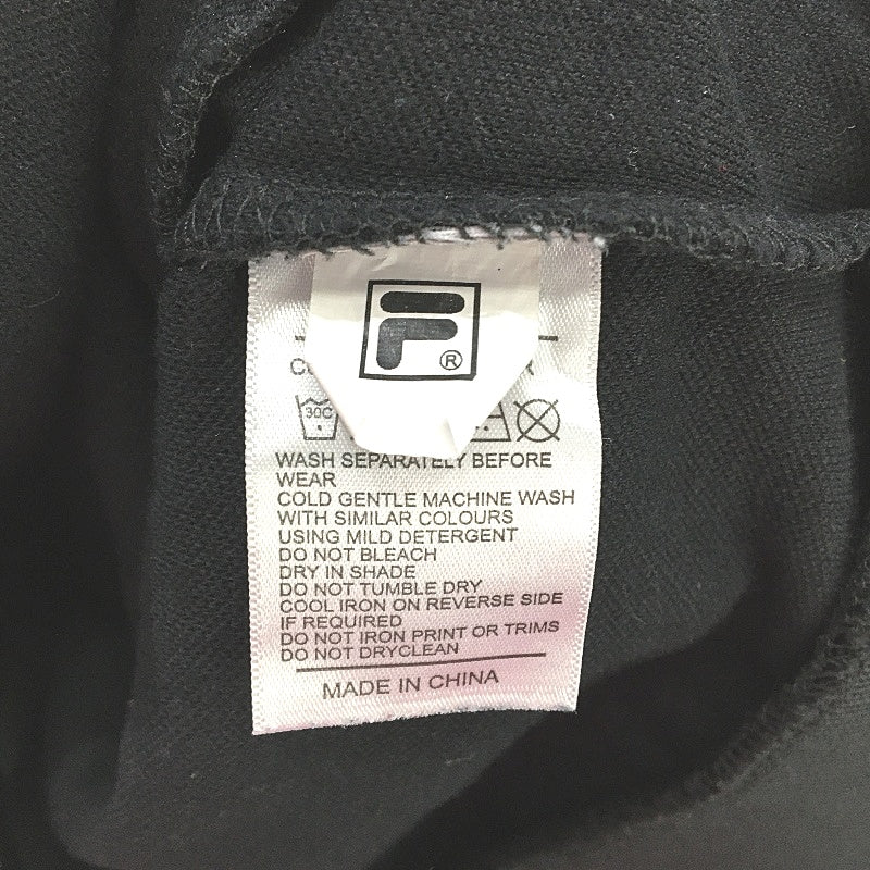 FILA Black Full Front Zip Collared Sports Jacket Light Stretchy Mens Size XS - Image 5