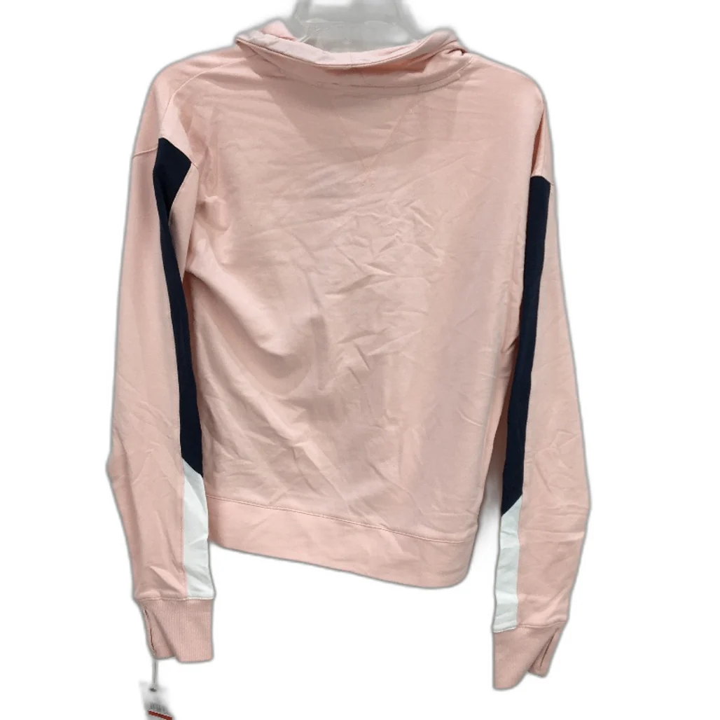 Tommy Hilfiger Sport Pink Cowl Neck Cotton Training Sweater Ladies Size XS NEW - Image 2