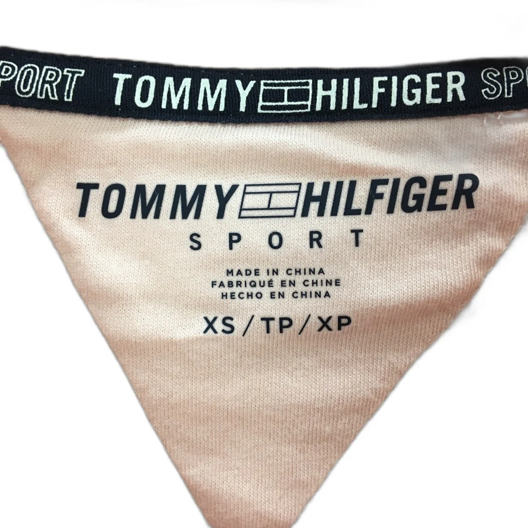 Tommy Hilfiger Sport Pink Cowl Neck Cotton Training Sweater Ladies Size XS NEW - Image 6