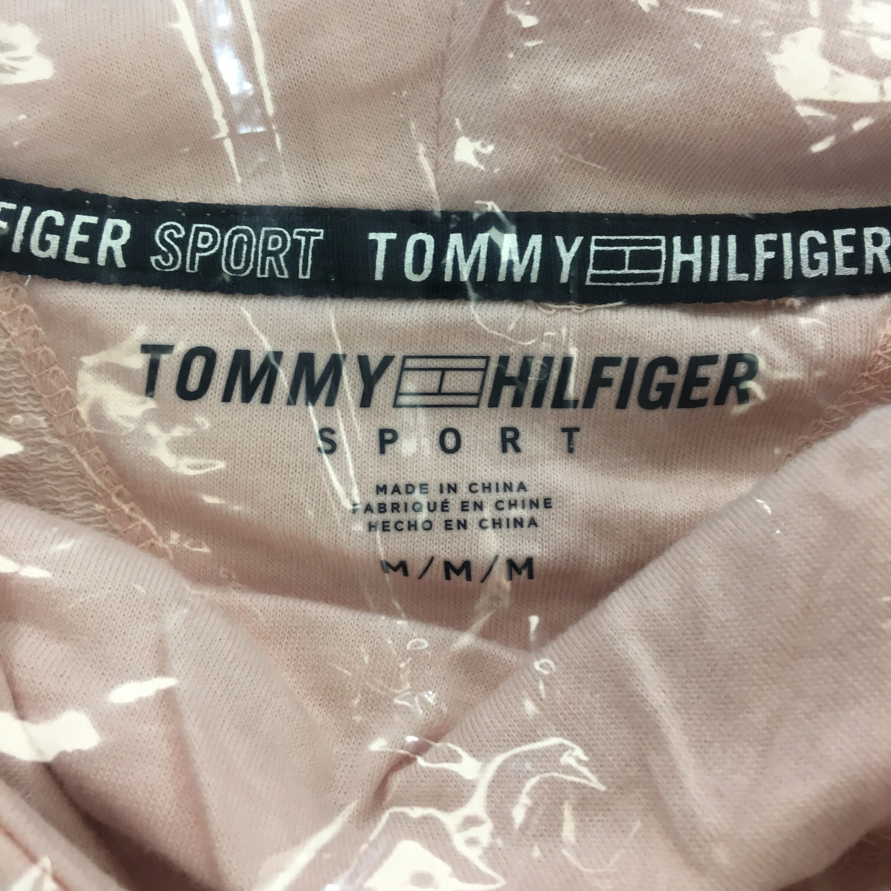 Tommy Hilfiger Sport Pink Cowl Neck Cotton Training Sweater Ladies Sz Medium NEW - Image 8