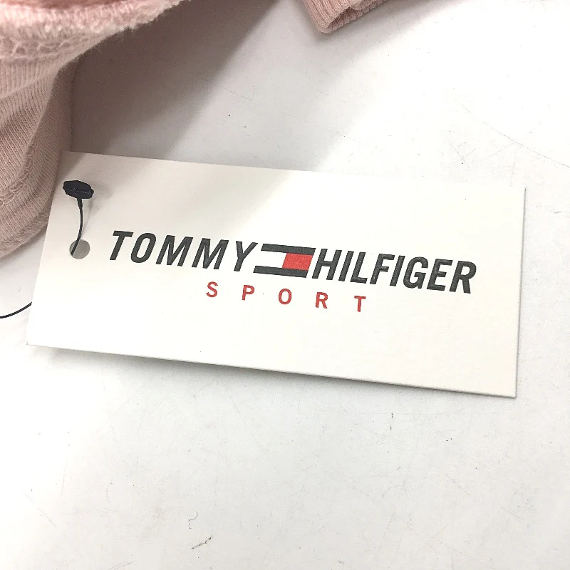 Tommy Hilfiger Sport Pink Cotton Terry Training Jogger Pant Ladies Sz Medium NEW - Image 3